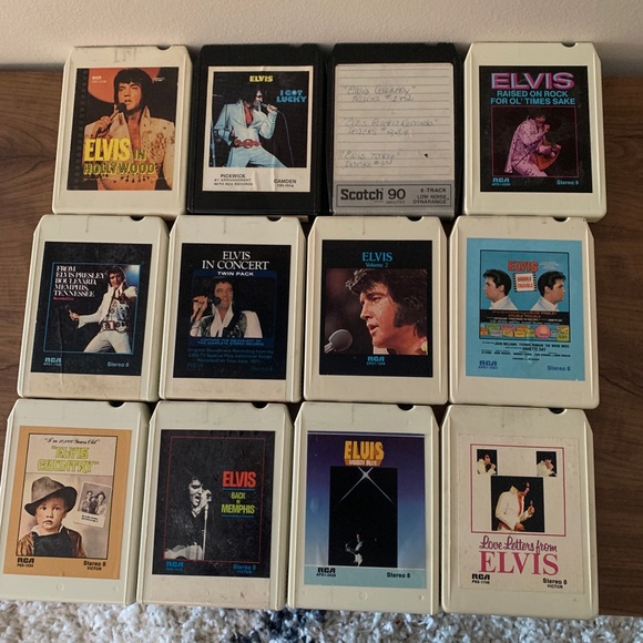 LOT OF (12) Elvis Presley 8-TRACK TAPES - Picture 1 of 4